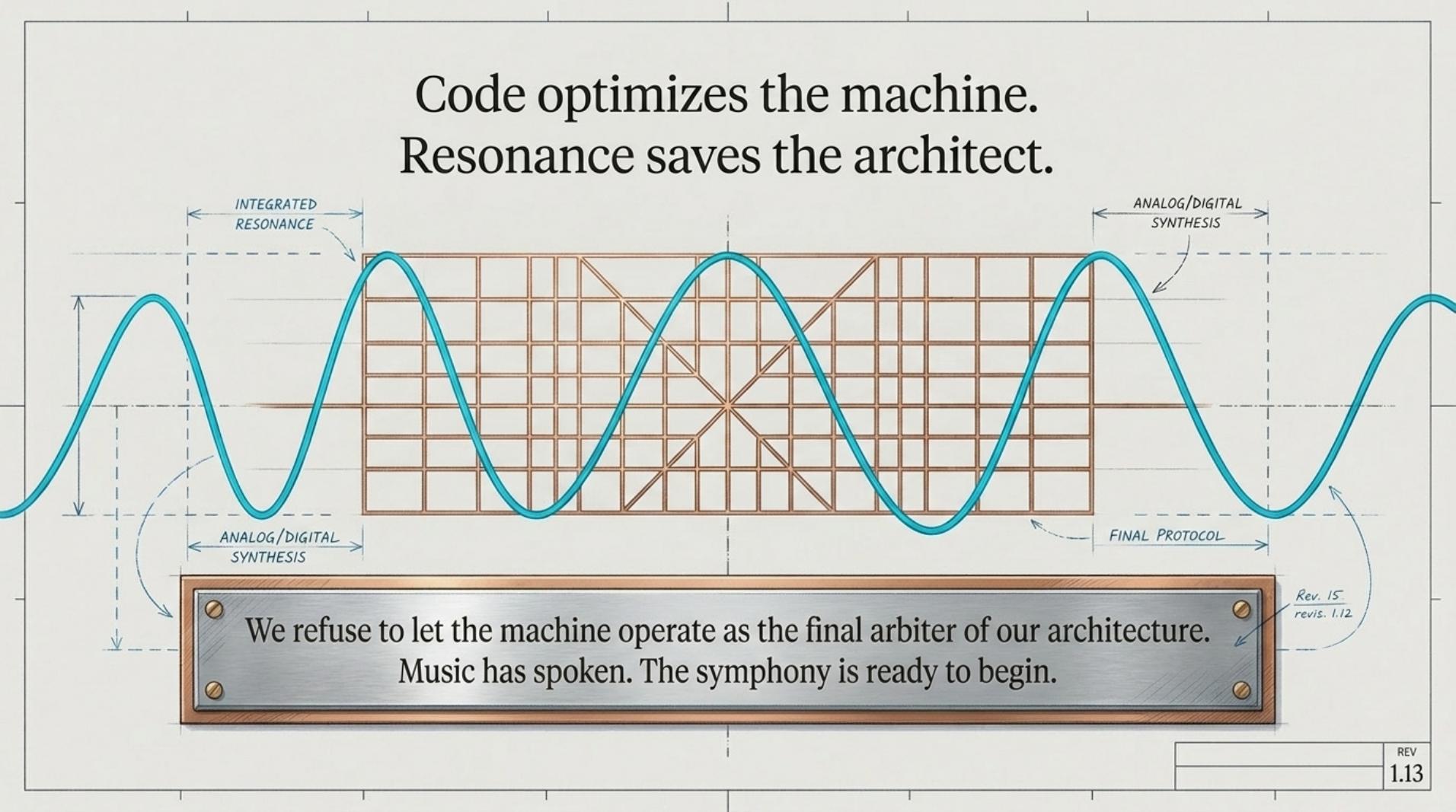 Final Protocol — Code Optimizes the Machine. Resonance Saves the Architect.