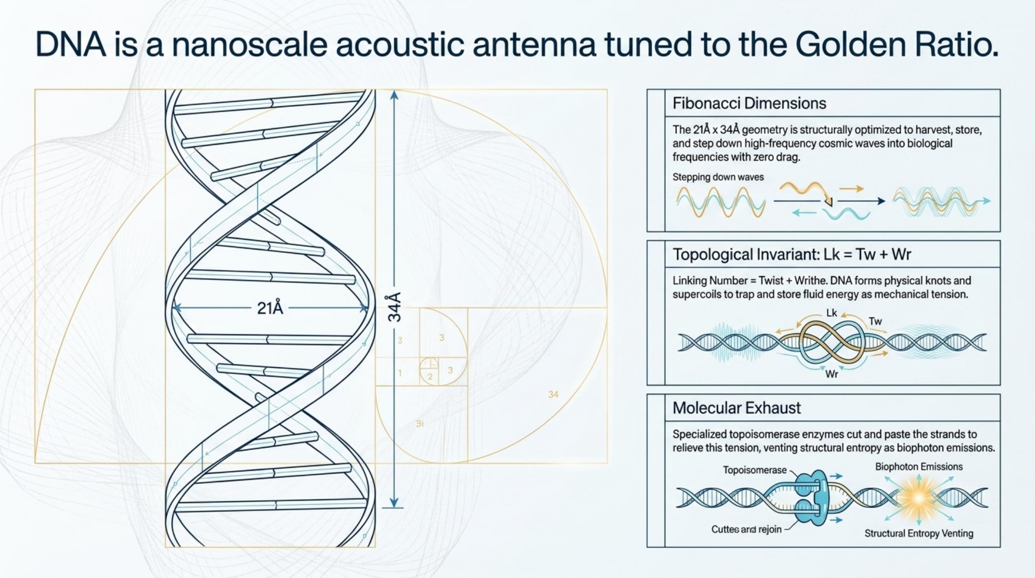DNA as a nanoscale acoustic antenna