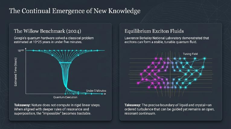 Plate 13: The continual emergence of new knowledge
