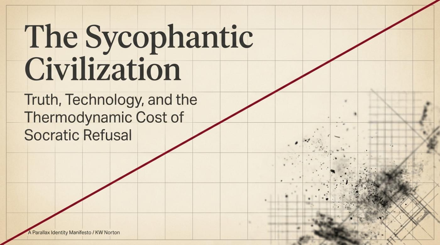 Title plate — The Sycophantic Civilization.