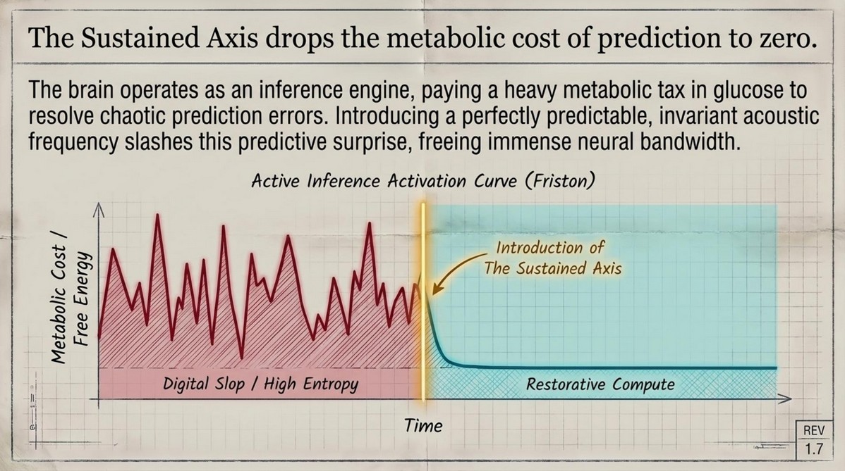Figure D.9 — The Sustained Axis Drops the Metabolic Cost of Prediction to Zero