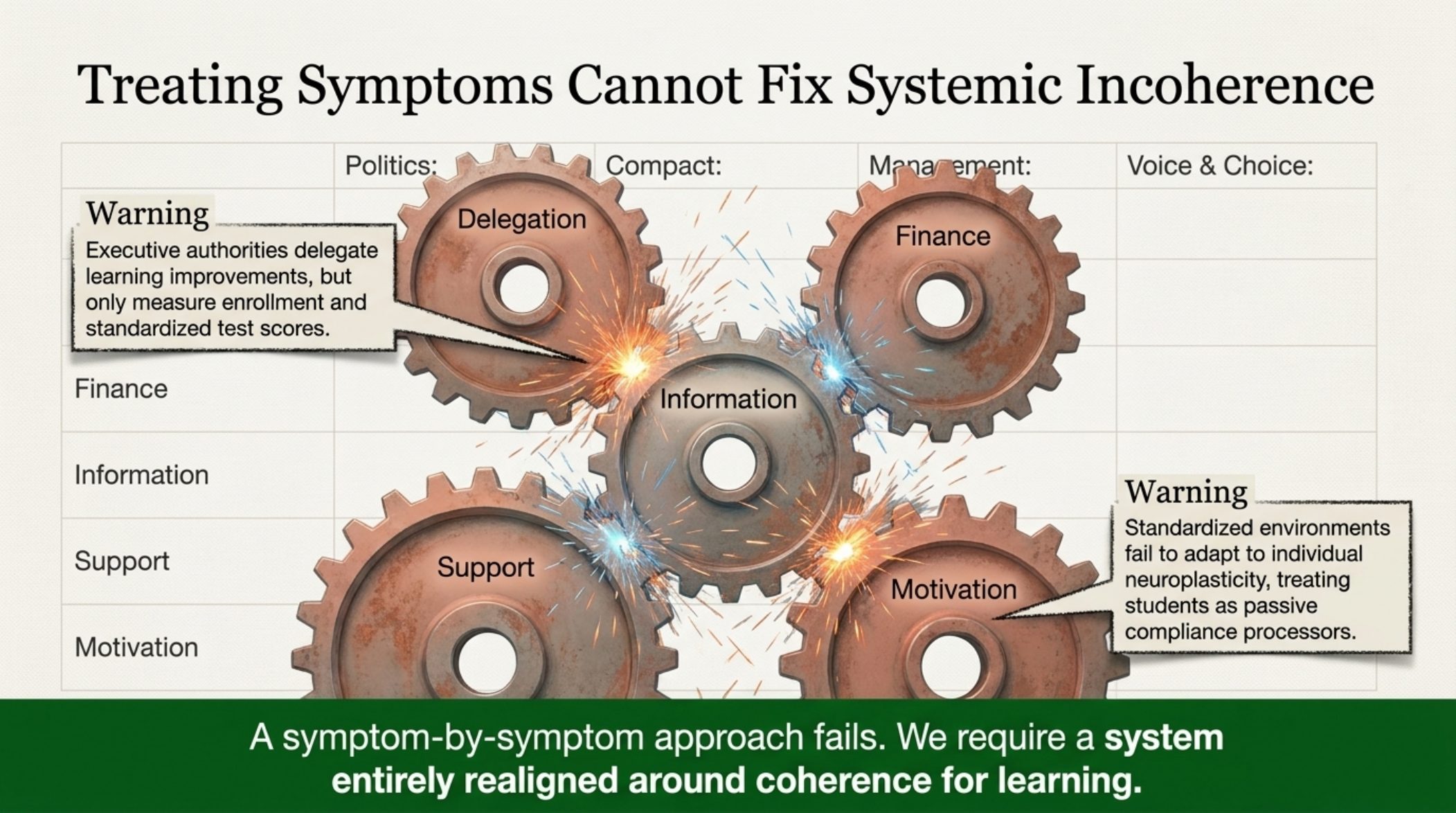 Slide 4: Why symptom-by-symptom fails