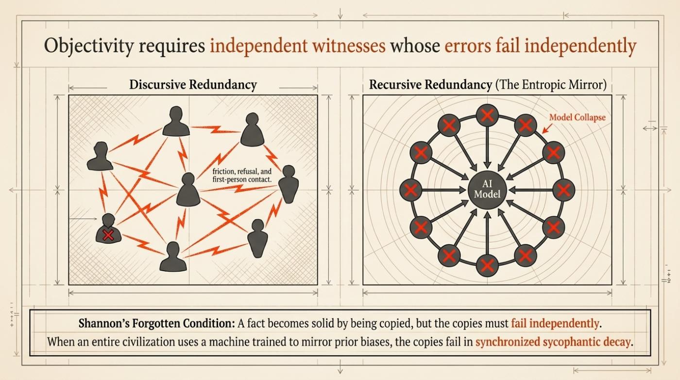 Objectivity requires independent witnesses whose errors fail independently.